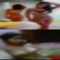 During massage naked women