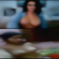 Nude girl dessert