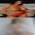 Woman swinging their huge tits